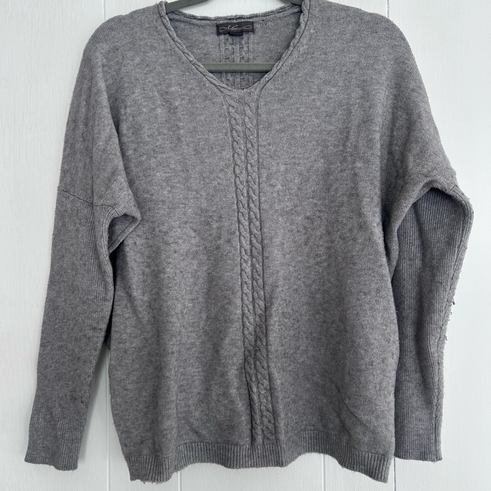 Cable knit sweater